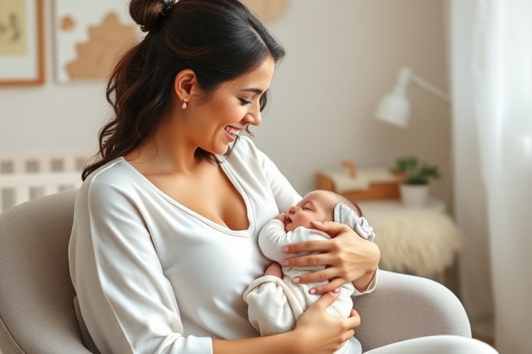 Mother and baby
